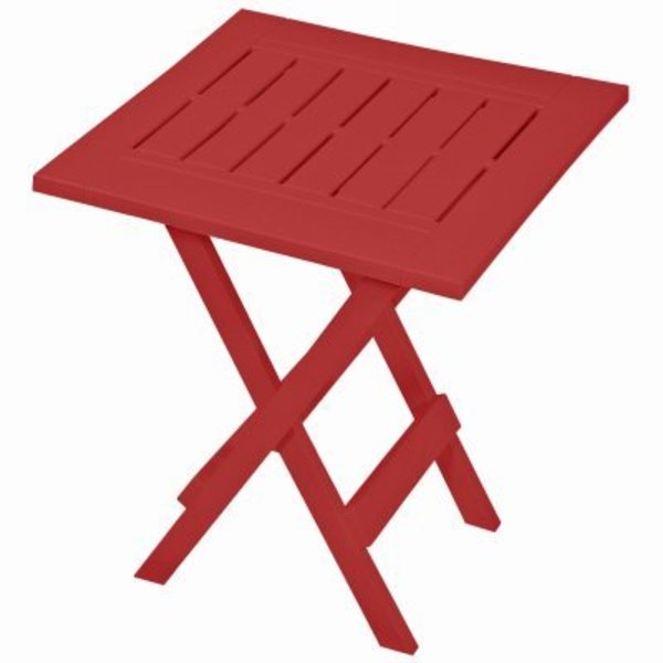 Gracious Livingrporation RED Folding Table 14312-6PDQ
